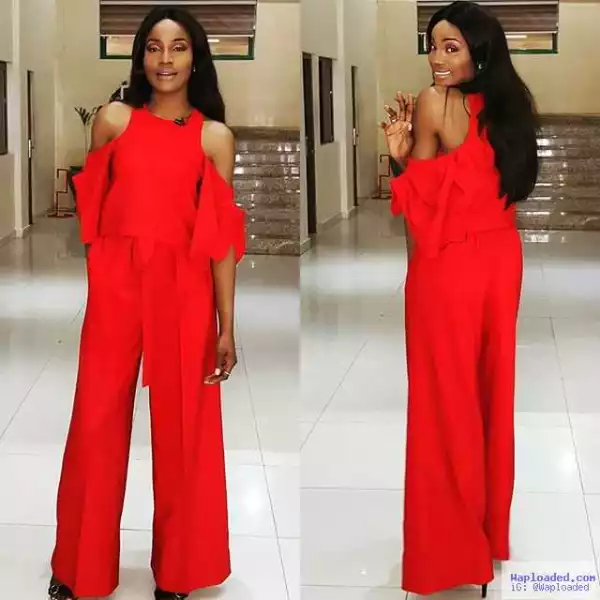 Photos: Singer Seyi Shay Slays The Red Outfit